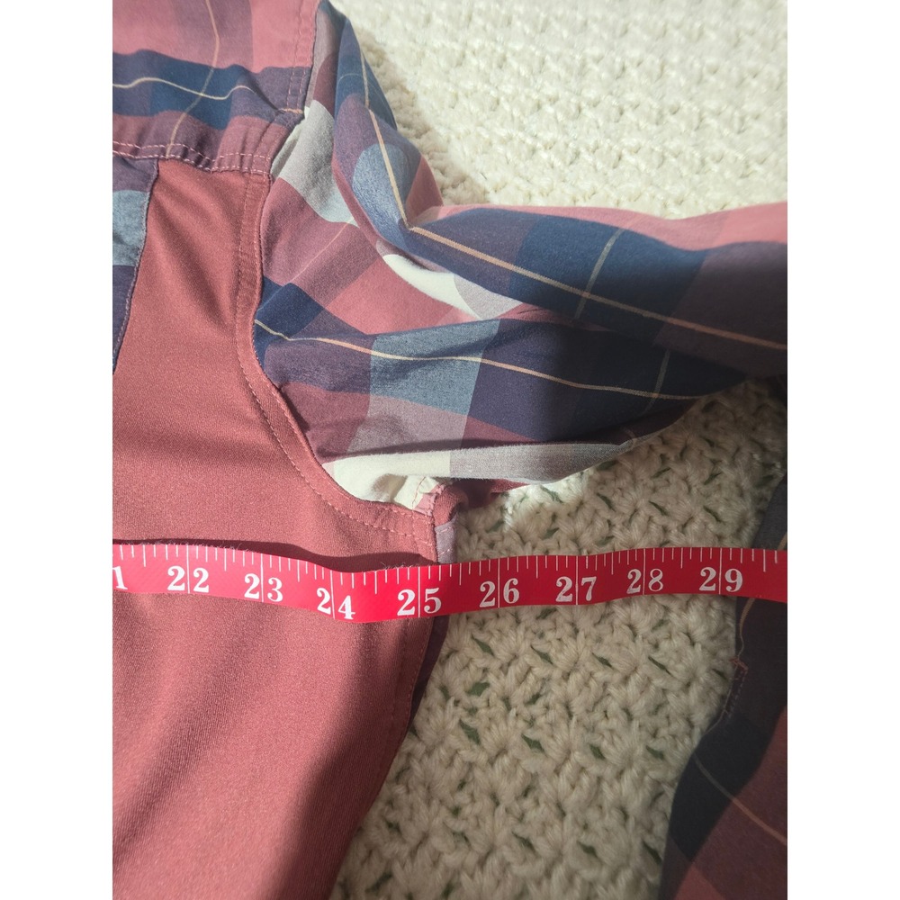 Wrangler ATG Shirt Mens XL Red Plaid Excellent All Terrain Gear Button Down - Picture 4 of 5